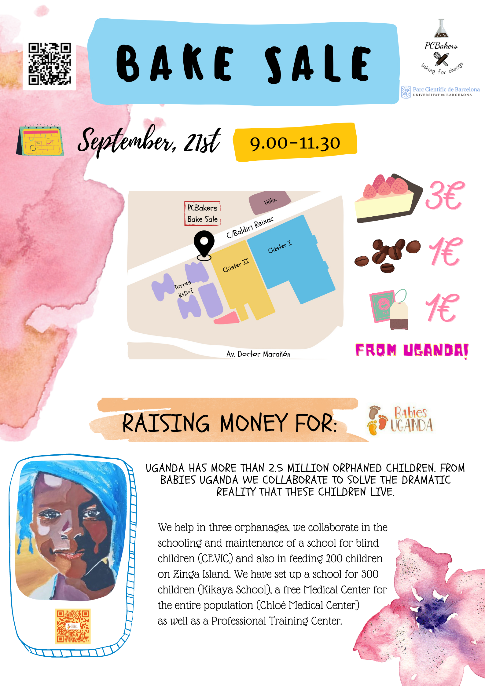 Bake Sale September 21st - Babies Uganda