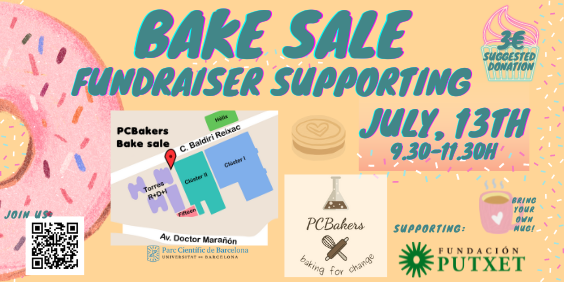 Bake Sale July 13th - Fundació Putxet