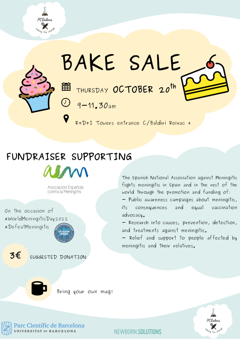 Bake Sale October 20th - Asociación Española contra la Meningitis